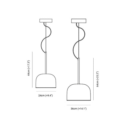 Valentina Pendant Light, DIA 24/36CM