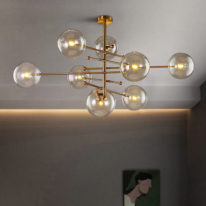 Lampe à suspension à bulles transparentes nordiques modernes Valentina