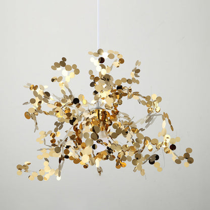 Olivia Artsy Classy Cluster Fireworks Pendant Light, Stainless steel