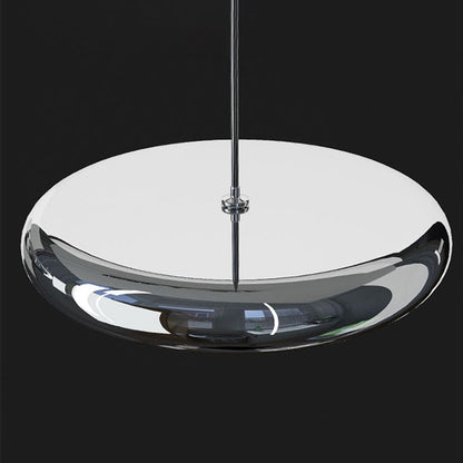 Arisha Minimalist Circular Metal Pendant Light,Silver/Gold/Rose Gold