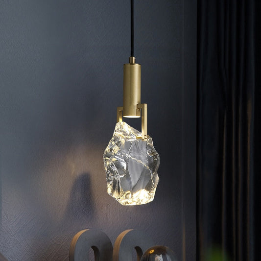 Druppel kristallen hanglamp