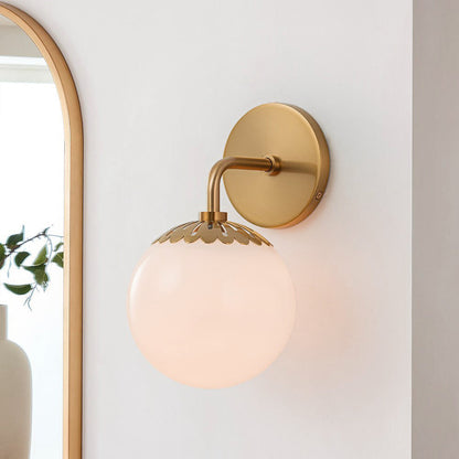 Valentina Globe Glass Wall Lamp