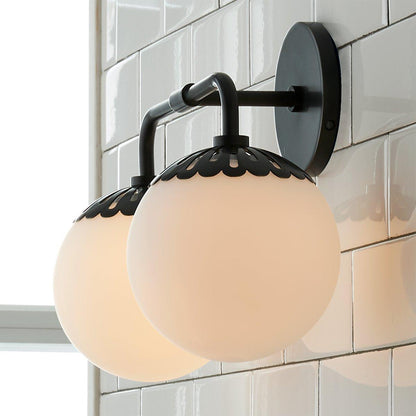 Valentina Globe Glass Wall Lamp