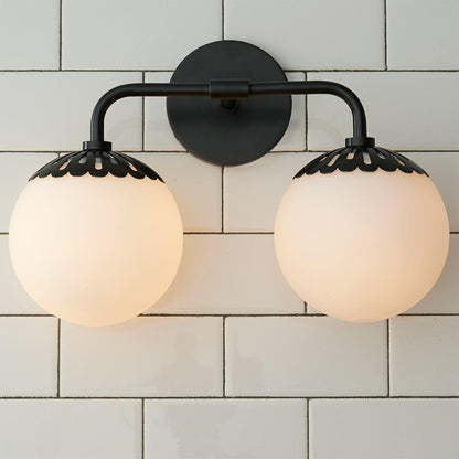 Valentina Globe Glass Wall Lamp