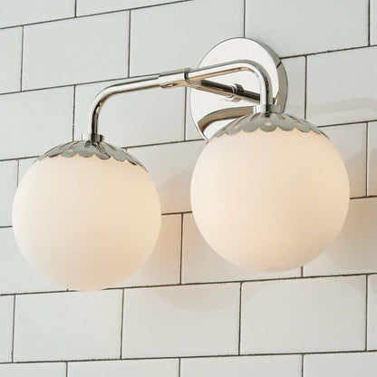 Valentina Globe Glass Wall Lamp
