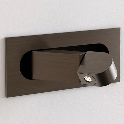 Duvin Adjustable Black LED Wall Lamp