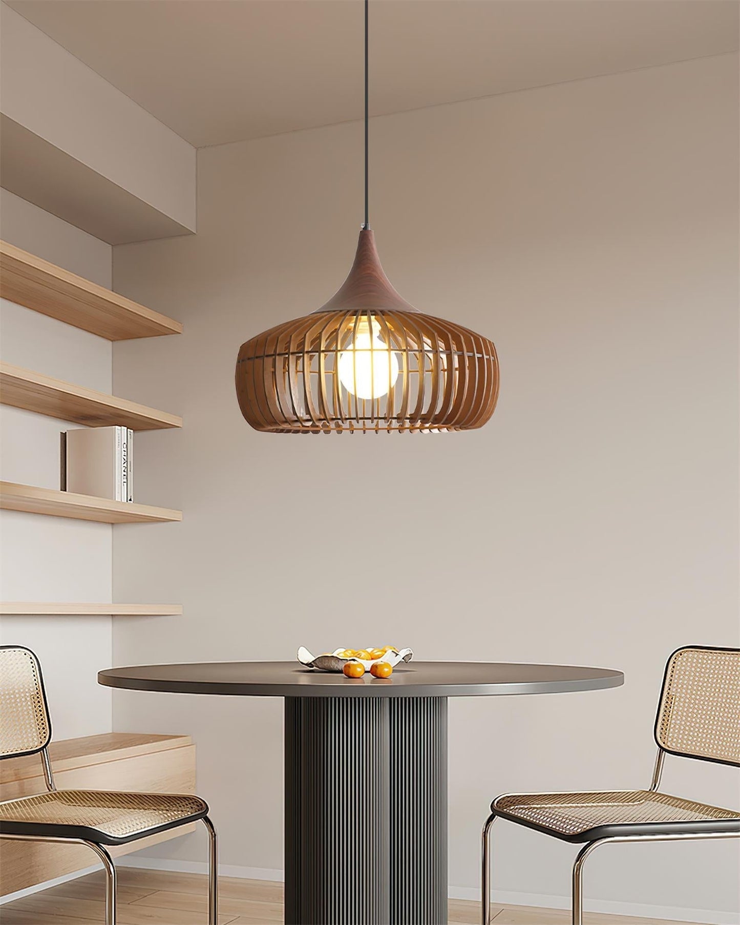 Zivora Natural Bamboo Rattan Pendant Light