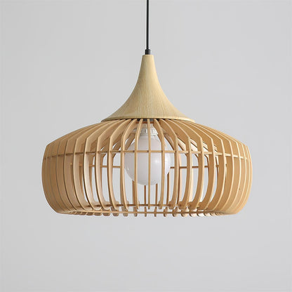 Zivora Natural Bamboo Rattan Pendant Light