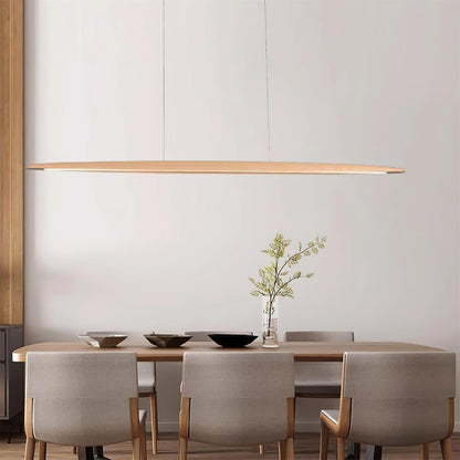 Duvane Minimalist Wooden LED Pendant Light