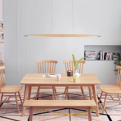 Duvane Minimalist Wooden LED Pendant Light