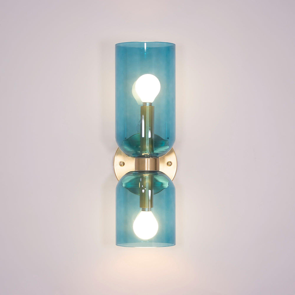 Arisha Applique Simple Double Tête, Blanc/Bleu/Gris/Chrome, Chambre