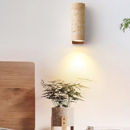 Ritta Natural  Travertine Wall Lamp