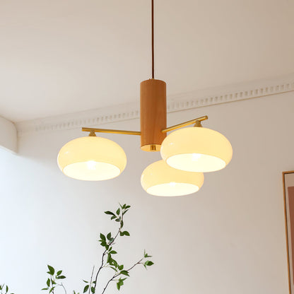 Candy Glass Persimmon Chandeliers