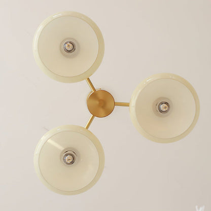 Candy Glass Persimmon Chandeliers