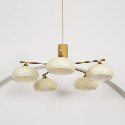 Candy Glass Persimmon Chandeliers