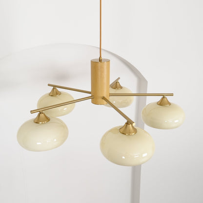 Candy Glass Persimmon Chandeliers