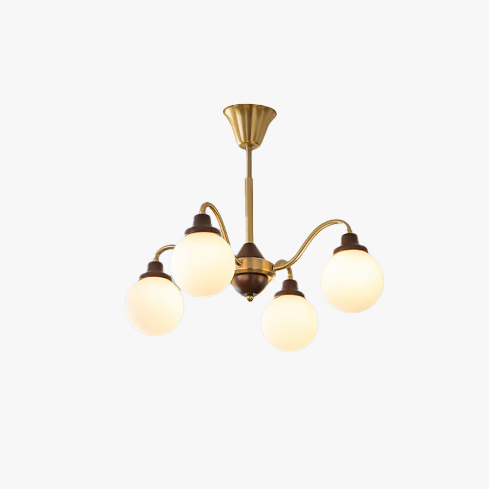 Französischer LED-Kronleuchter Valentina, Chrom, Gold, für Wohnzimmer/Schlafzimmer