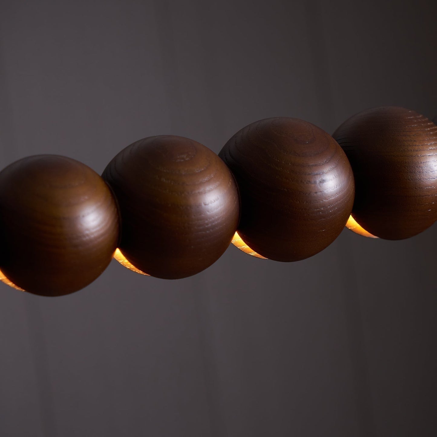 Favon Beaded Wooden Chandelier