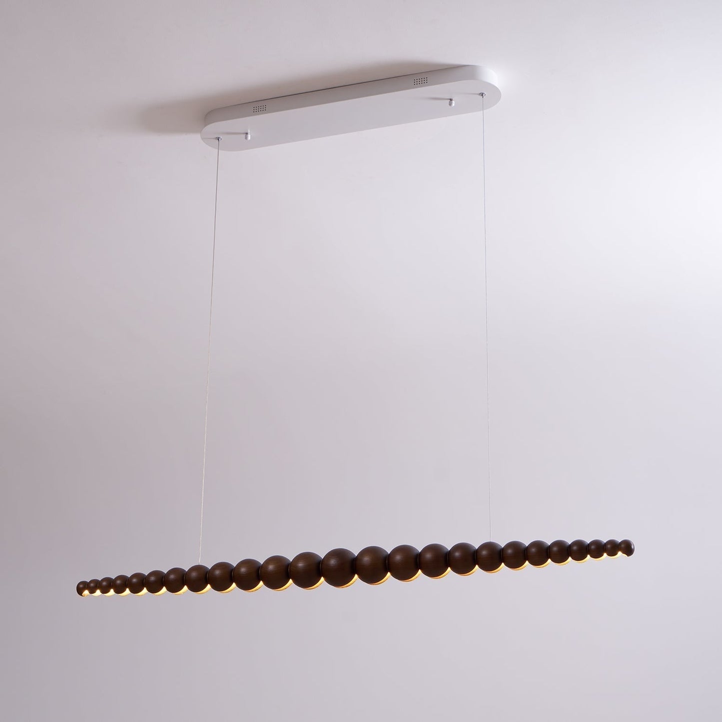 Favon Beaded Wooden Chandelier