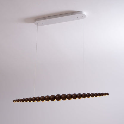 Favon Beaded Wooden Chandelier