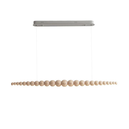 Favon Beaded Wooden Chandelier