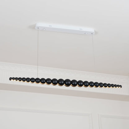 Favon Beaded Wooden Chandelier
