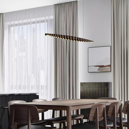 Favon Beaded Wooden Chandelier