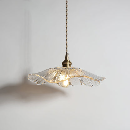 Plafonnier/Suspension en verre Calia Flower