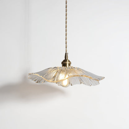 Plafonnier/Suspension en verre Calia Flower