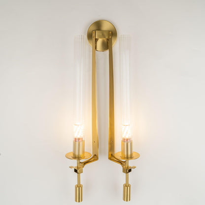 Lucian Indoor Wall Lamp Glass Farmhouse