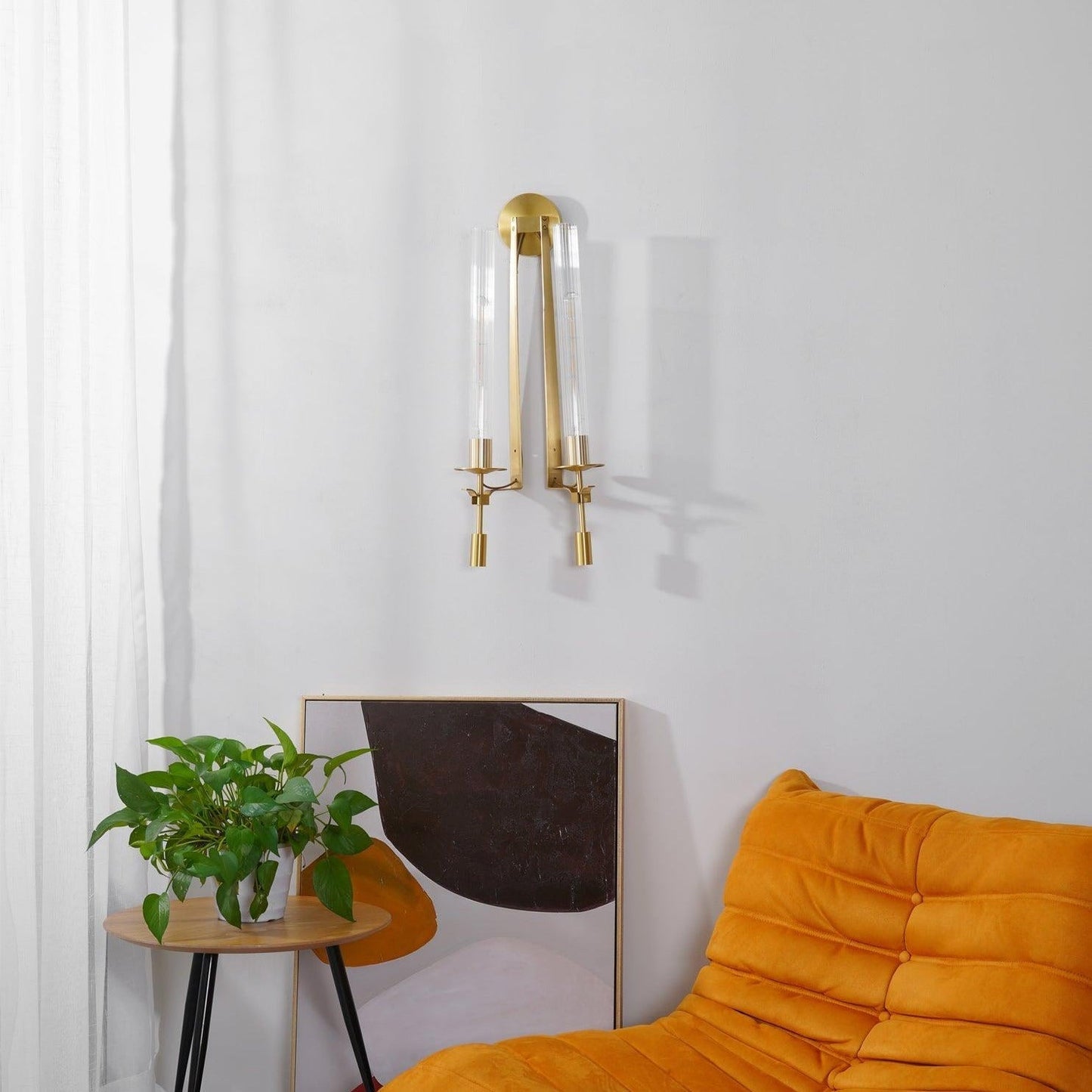 Lucian Indoor Wall Lamp Glass Farmhouse