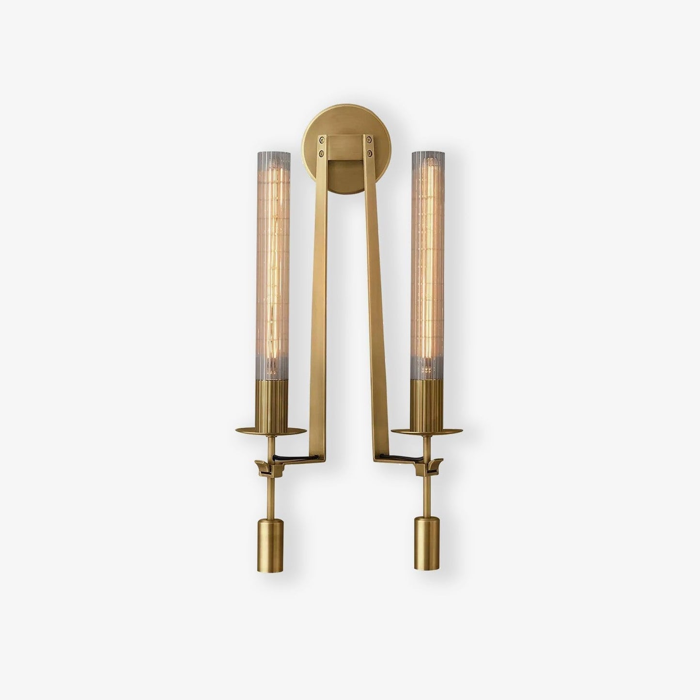 Lucian Indoor Wall Lamp Glass Farmhouse