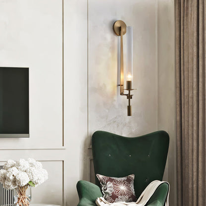 Lucian Indoor Wall Lamp Glass Farmhouse