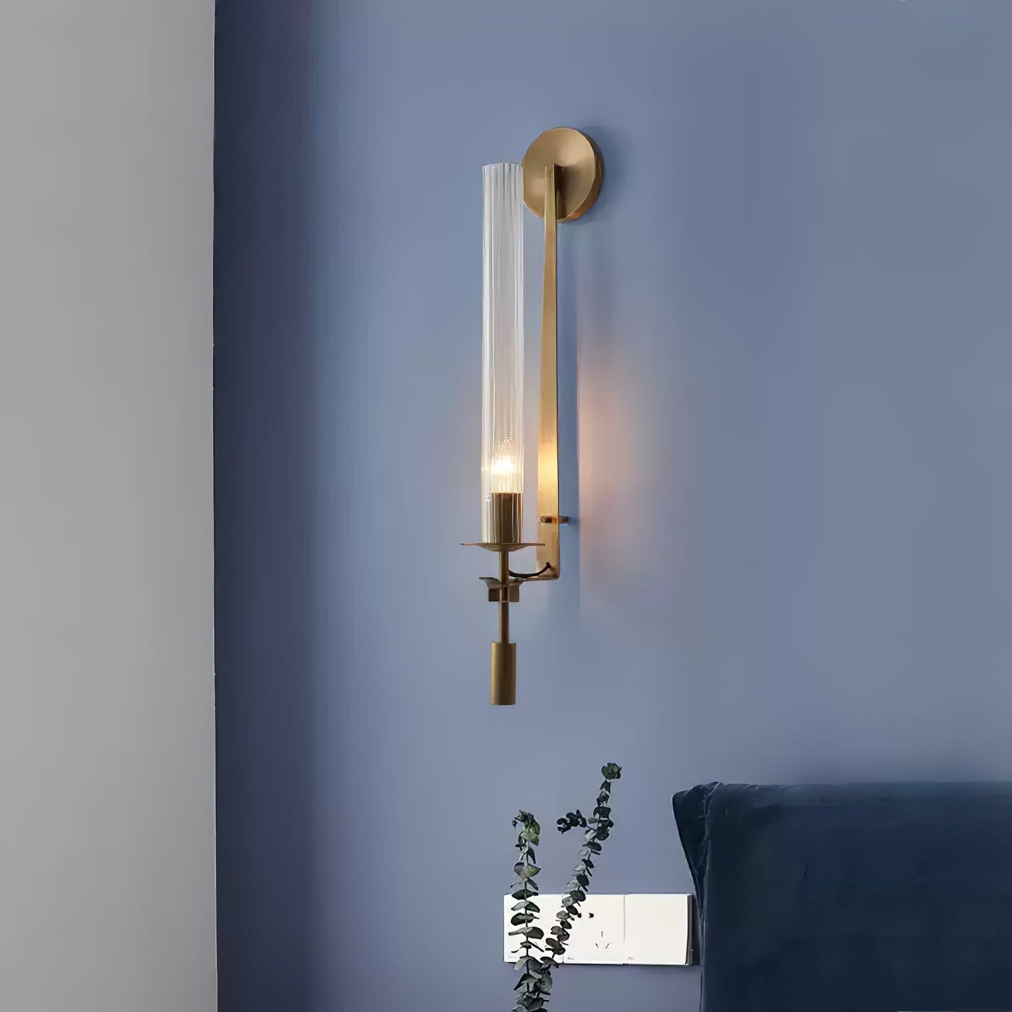 Lucian Indoor Wall Lamp Glass Farmhouse