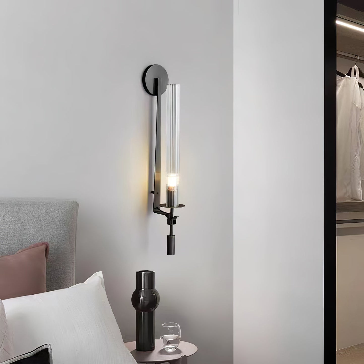 Lucian Indoor Wall Lamp Glass Farmhouse