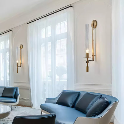 Lucian Indoor Wall Lamp Glass Farmhouse