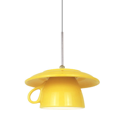 Valentina Modern Cup Ceramic LED Pendant Light Bedroom