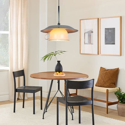 Valentina Modern Cup Ceramic Pendant Light Bedroom Living Room