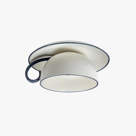 Arisha Modern Glaze Cup Keramik-Unterputz-Deckenleuchte für Schlafzimmer