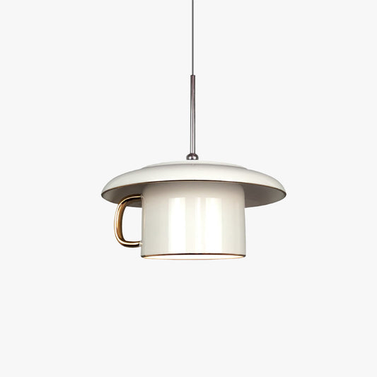 Valentina Urban Cup Keramik-LED-Pendelleuchte für Wohnzimmer