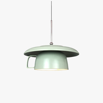 Valentina Rustic Cup Ceramic LED Pendant Light Living Room
