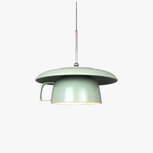Valentina Rustic Cup Keramik-LED-Pendelleuchte für Wohnzimmer