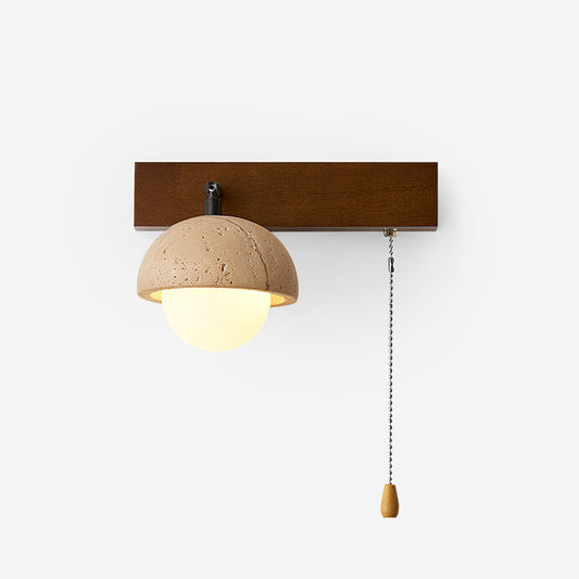 Gevon travertijn wandlamp