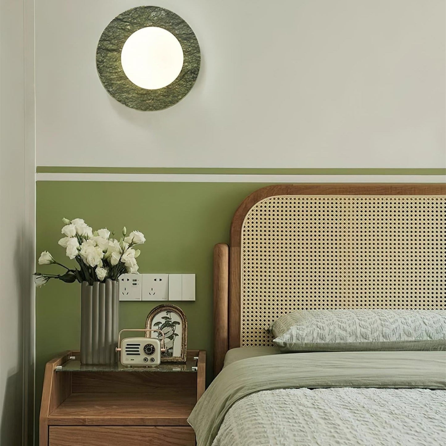 Applique Murale Enox Globe Minimaliste Marbre