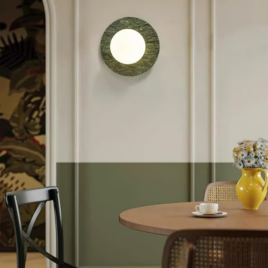 Enox Minimalist Globe Marble Wall Lamp