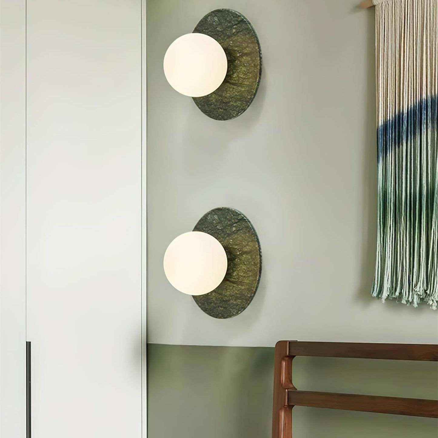 Applique Murale Enox Globe Minimaliste Marbre