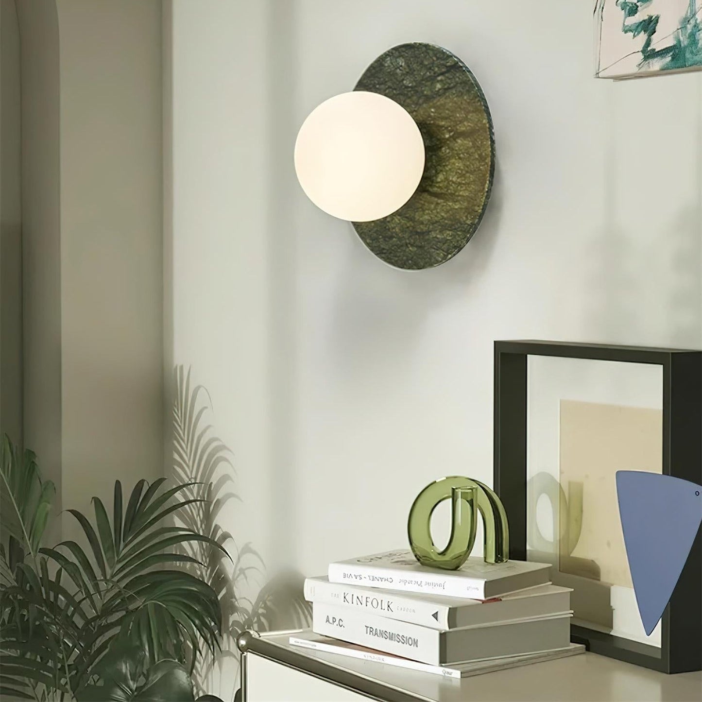 Applique Murale Enox Globe Minimaliste Marbre