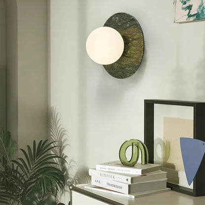 Applique Murale Enox Globe Minimaliste Marbre