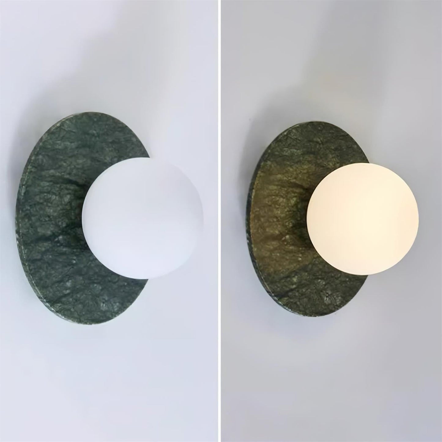 Applique Murale Enox Globe Minimaliste Marbre