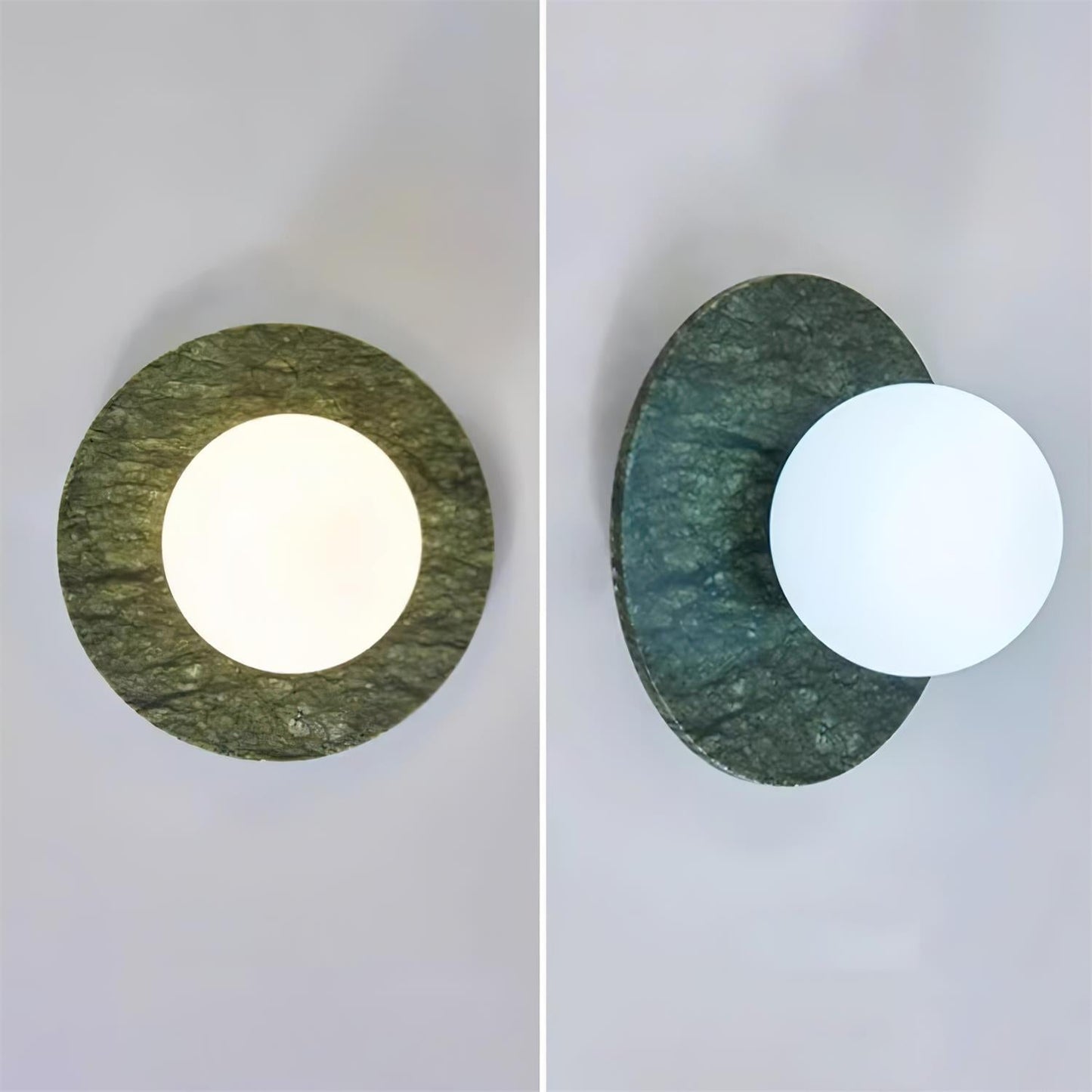 Applique Murale Enox Globe Minimaliste Marbre